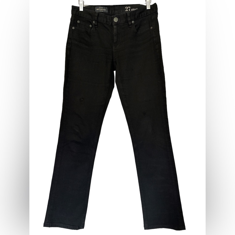 J.Crew Matchstick Black Jeans size 27 short